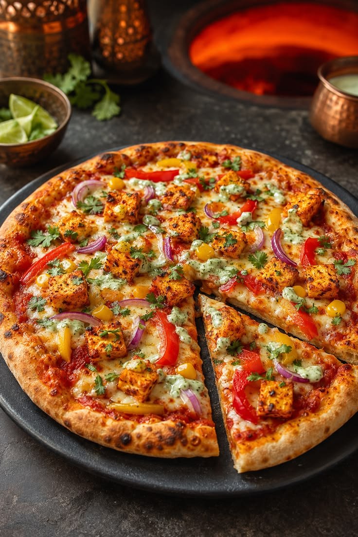 Tandoori Paneer Pizza